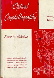 Cover of: Optical crystallography by Ernest E. Wahlstrom