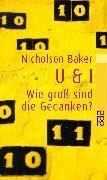 Cover of: U und I. Wie groß sind die Gedanken?