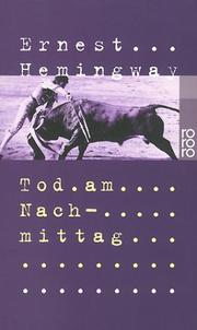 Cover of: Tod am Nachmittag by Ernest Hemingway, Ernest Hemingway