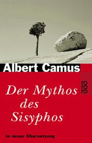 Cover of: Le mythe de Sisyphe