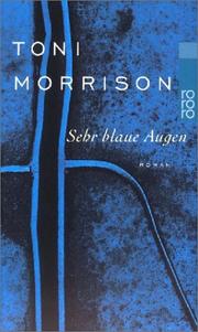 Cover of: Sehr blaue Augen. by Toni Morrison