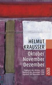 Cover of: Oktober. November. Dezember.