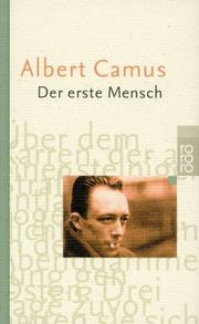 Cover of: Der erste Mensch. Sonderausgabe. by Albert Camus