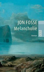 Cover of: Melancholie.