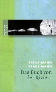 Cover of: Das Buch von der Riviera.