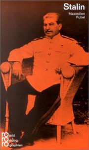 Cover of: Josef W. Stalin in Selbstzeugnissen und Bilddokumenten by Maximilien Rubel