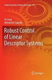 Cover of: Robust Control of Linear Descriptor Systems