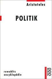 Cover of: Politik. by Aristotle, Wolfgang Kullmann, Ursula Wolf