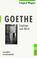 Cover of: Goethe