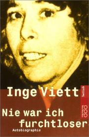Cover of: Nie war ich furchtloser. by Inge Viett