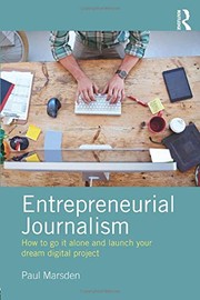 Entrepreneurial Journalism by Paul Marsden