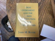 Cover of: Ideal government and the mixed constitution in the Middle Ages by James M. Blythe