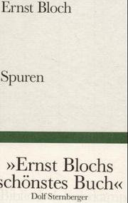 Cover of: Bibliothek Suhrkamp, Bd.54, Spuren