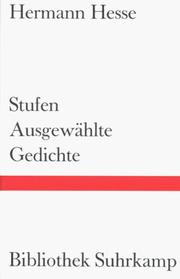 Cover of: Stufen. Ausgewählte Gedichte.