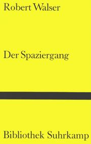 Cover of: Der Spaziergang.