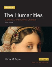 The Humanities by Henry M. Sayre