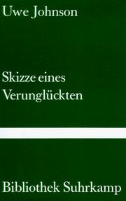 Cover of: Skizze eines Verunglückten. by Uwe Johnson