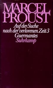 Cover of: Werke, Frankfurter Ausgabe, Ln, Bd.3, Auf der Suche nach der verlorenen Zeit