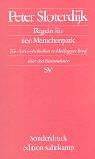 Cover of: Regeln für den Menschenpark by Peter Sloterdijk