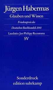 Cover of: Glauben und Wissen.