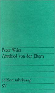 Abschied von den Eltern by Peter Weiss