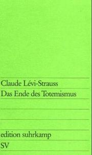 Cover of: Das Ende des Totemismus.