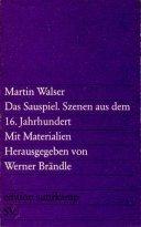 Cover of: Das Sauspiel by Martin Walser, Martin Walser