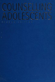 Cover of: Counselling Adolescents: The Pro-Active Approach