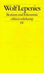 Cover of: Benimm und Erkenntnis.