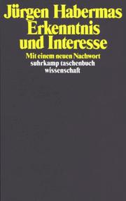 Cover of: Erkenntnis und Interesse by Jürgen Habermas