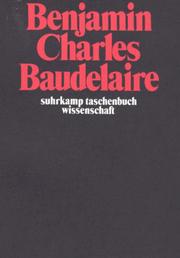 Cover of: Charles Baudelaire by Walter Benjamin