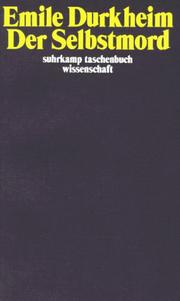 Cover of: Der Selbstmord.