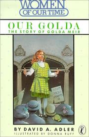Cover of: Our Golda, the story of Golda Meir by David A. Adler