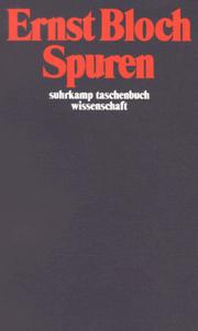 Spuren by Ernst Bloch