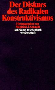 Cover of: Der Diskurs des radikalen Konstruktivismus