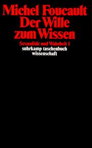 Cover of: Sexualität und Wahrheit 1. Der Wille zum Wissen. by Michel Foucault