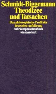 Cover of: Theodizee und Tatsachen: das philosophische Profil der deutschen Aufklärung
