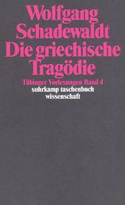 Cover of: Die griechische Tragödie