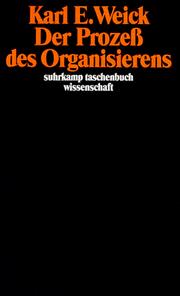 Cover of: Der Prozeß des Organisierens.