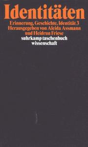 Cover of: Identitäten. by Aleida Assmann, Heidrun Friese