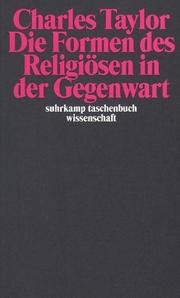 Cover of: Die Formen des Religiösen in der Gegenwart.