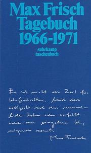 Cover of: Tagebuch 1966-1971