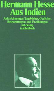 Cover of: Aus Indien. Erinnerungen by Hesse.