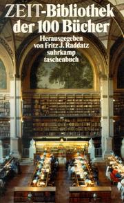 Cover of: Die Zeit-Bibliothek der 100 Bücher
