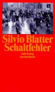 Cover of: Schaltfehler.