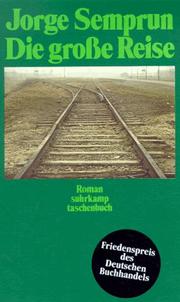 Cover of: Die große Reise.