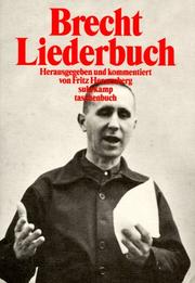 Cover of: Brecht- Liederbuch.