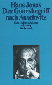 Cover of: Der Gottesbegriff nach Auschwitz. Eine jüdische Stimme.