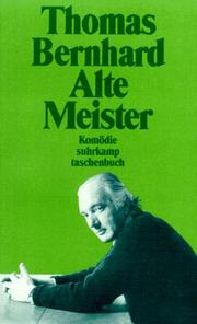 Cover of: Alte Meister by Thomas Bernhard