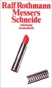 Cover of: Messers Schneide. Erzählung.